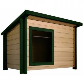 New Age Pet ecoFLEX Rustic Lodge Style Dog Hosue