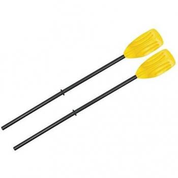 BESTWAY 62015 - Set de Dos Remos para Embarcaciones con Gran Longitud de 124 cm de PVC Ligeros de Fácil Unión con Palas Estriadas y Curvadas con Agarre Cómodo
