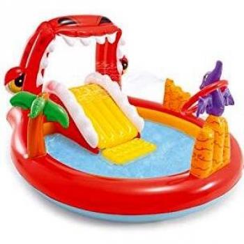 Centro de Juegos Inflable Intex Happy Dino 196x170x107cm