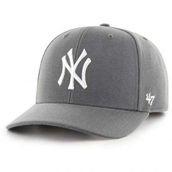 Gorra 47 Brand MLB MVP DP New York Yankees Gris - Visera Semi Curva, Talla única para Hombre