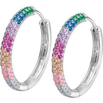 Pendientes Lotus Silver LP3484-4/2 Rainbow de plata