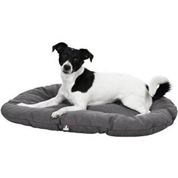 Cojín para Perro y Gato Kerbl Lucca Gris 80x54 cm con Bordes Rembourrados