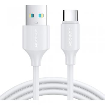 Cable USB Tipo C 3A de carga rápida y transferencia de datos, 2m, blanco
