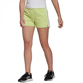Adidas Slim 3-Stripes Shorts Mujeres Verde - S, Pantalon Corto W 3S Sj Mujer cortos verde de multideporte - HE9361, adidas Slim 3-Stripes Shorts Mujeres - Verde, Blanco, adidas