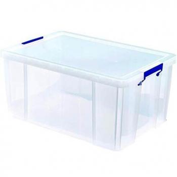 Caja de Almacenamiento Fellowes ProStore, 70 Litros, Transparente, Uso Ligero