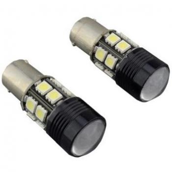 Neewer 2 piezas brillante de color blanco 15 W 27SMD LED Smd bombillas de marcha atrás para proyector de luz para 1156