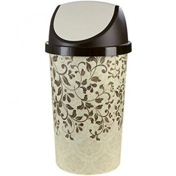 Tontarelli - Papelera basculante Vintage 45l Big Leaves