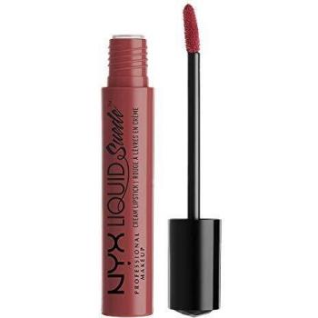 NYX PROFESSIONAL MAKEUP Pintalabios líquido mate ultra pigmentado de larga duración Labial Mate Liquid Suede Cream Lipstick Tono - Soft-Spoken