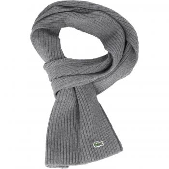 Lacoste Hombres Accesorios/Chal/pañuelo Knitted gris One Size