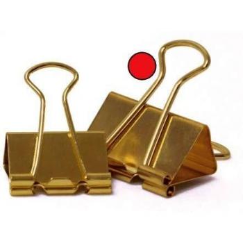 (Caja 12 unid) PINZA REVERSIBLE 30 MM DORADA