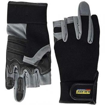 Vellón 3Finger guante Munin Zimmermann 2233, negro, 2233391399948