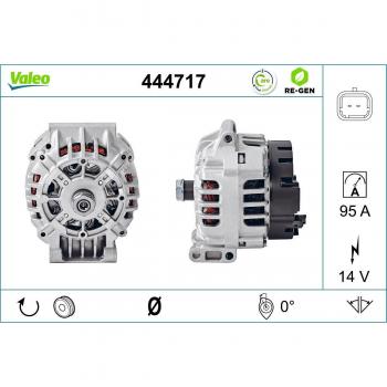 Alternador VALEO 444717 de alta eficiencia