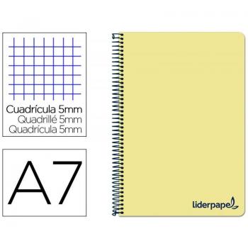 Cuaderno espiral Liderpapel A7 Micro Wonder