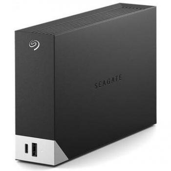 Seagate One Touch Hub 8TB External Hard Drive with USB 3.2 Gen 1 and Dual USB Ports - Black/Grey