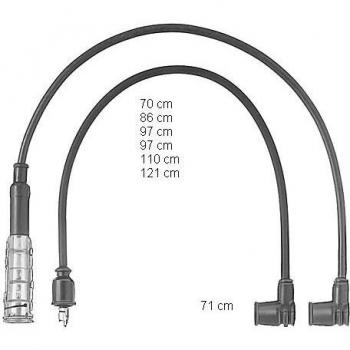 Kit de Cables de Encendido BERU ZEF470 para Mercedes-Benz S-Klasse y SL