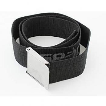 SEAC 0990001 Cinturón, Unisex Adulto, Negro Gris, L