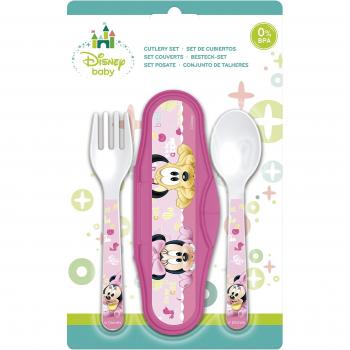 Winnie The Pooh - Set de cubiertos infantiles disney baby minnie ckey línea microondas rosa