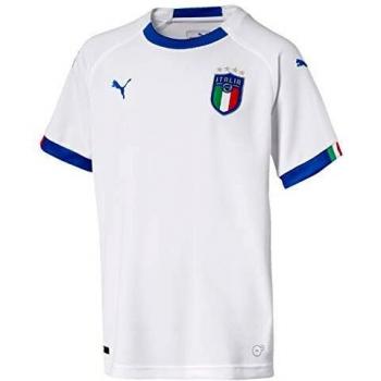 Puma FIGC Italia Kids Away Replica SS Camiseta, Niños,