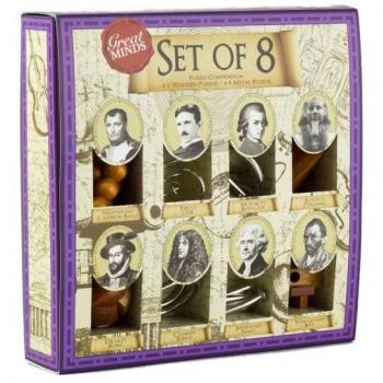 Set de 8 rompecabezas Great Minds