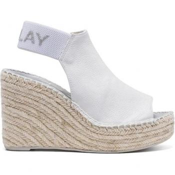Sandalias de cuña Replay Tyne con diseño elástico y logo distintivo para mujer