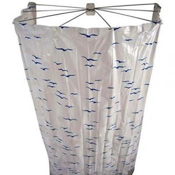 Cabine de douche pliable Ombrella Sylt - Bleu