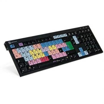 Teclado LogicKeyboard Avid Media Composer con Iluminación LogicLight para PC/Negro (FR, Cableado)
