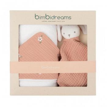 BimbiDreams Capa de Baño y Dou Dou  Rosa empolvado
