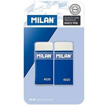 MILAN BMM9232 - Pack de 2 gomas de borrar