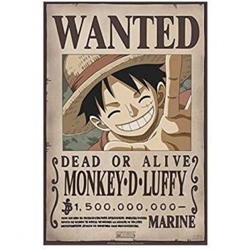 Póster de One Piece - Se busca a Luffy