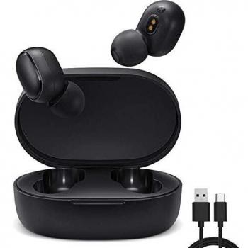 Redmi Airdots 2 Auriculares Inalámbricos, Mi Earbuds Basic 2 Auriculares Bluetooth 5.0, Mini Auriculares Wireless Anti-transpiración IPX4 Estéreo Genuino Auriculares con Micrófono Caja Carga 300 mAh