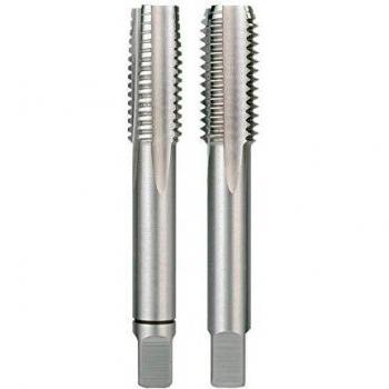 RUKO 236014 - Juego de machos para roscar a mano G DIN 5157 HSS, rectificados. Rosca G 1/4