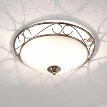 Lámpara de Techo Anneke Contemporánea E14 Latón Acero Vidrio 1 Luz Efec. Romántico-Juguetón