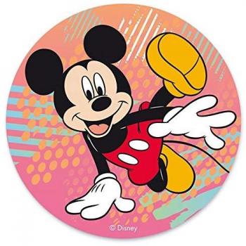 Dekora - Decoracion Tartas de Cumpleaños Infantiles en Disco de Oblea de Disney Mickey Mouse - 20 cm