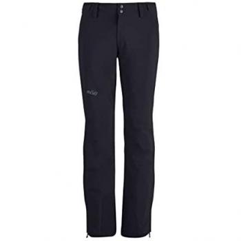 Pantalón de esquí para hombre Soll Agile Negro con características como impermeabilidad, transpirabilidad, aislamiento térmico, costuras selladas, ajuste ergonómico y múltiples bolsillos