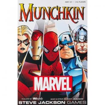 Munchkin Marvel Juego de Mesa en Inglés - Edición Especial para Fanáticos de los Superhéroes