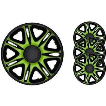 Tapacubos NSR VERDE-NEGRO 14 pulgadas