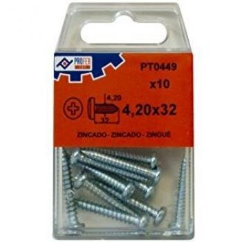 PROFER TOP - Tornillo R/Chap C/Alom Zn C/10 Profer Top 4,20X32