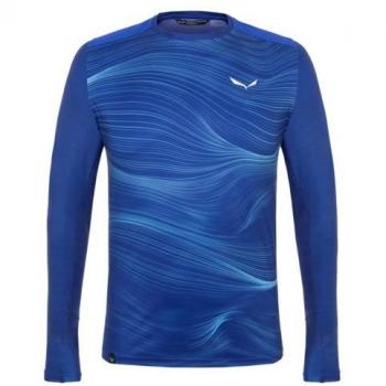 Camiseta Interior Salewa Seceda Dry Manga Larga Azul Hombre Talla 46