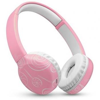 Auriculares Bluetooth Inalámbricos con Micrófono, 22 horas de autonomía, Color Rosa