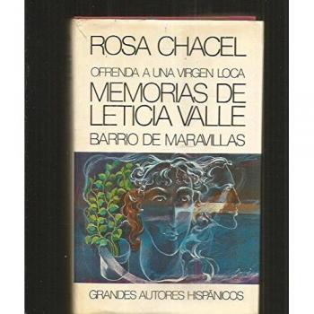 Ofrenda a una virgen loca Memorias de Leticia Valle Barrio de Maravillas