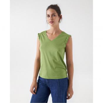 Top de mujer sin mangas Salsa Jeans con detalle trenzado