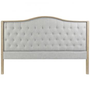 Cabecero de Cama DKD Home Decor Gris Madera de Caucho 160 x 10 x 120 cm