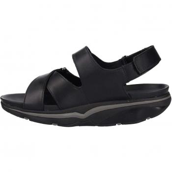 Mbt Rocco M, Sandalias con Punta Abierta Hombre, Negro