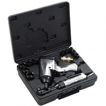 vidaXL Set Herramientas Neumáticas Aire 1/2 16 Piezas Llaves Impacto Carraca