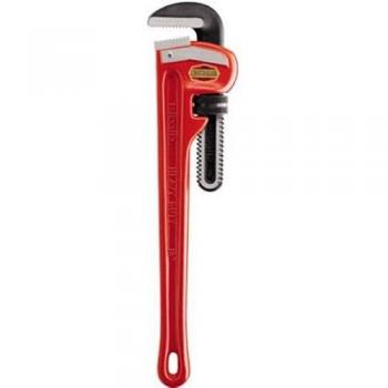 RIDGID 31030 24-inch Heavy-Duty Straight Pipe Wrench, 24-inch Plumbing Wrench