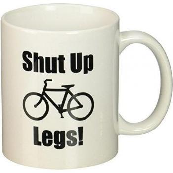 Mensuk mug_149766_4 Shut Up Legs Two Tone Black Mug, 11 oz, Black/White