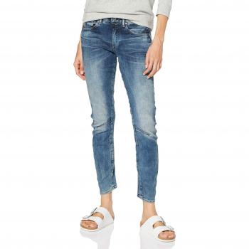 G-Star Arc 3D Women's Mid Waist Skinny Jeans, Medium Aged Denim