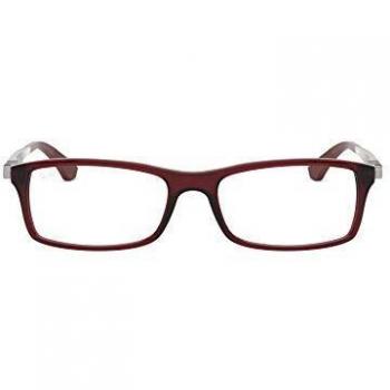 Ray-Ban 0RX7017 Monturas de gafas, Transparente Red, 53 para Hombre