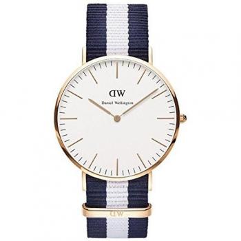 Classic Glasgow Eggshell White Dial NATO Strap Men's Watch