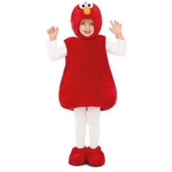 Disfraz de Peluche Elmo para Niños 5-6 Años - My Other Me Barrio Sésamo
